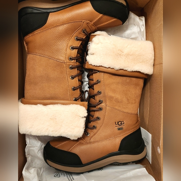 Brand new - UGG ADIRONDACK Tall BOOT III Snow Boot womens, chestnut - Picture 2 of 8